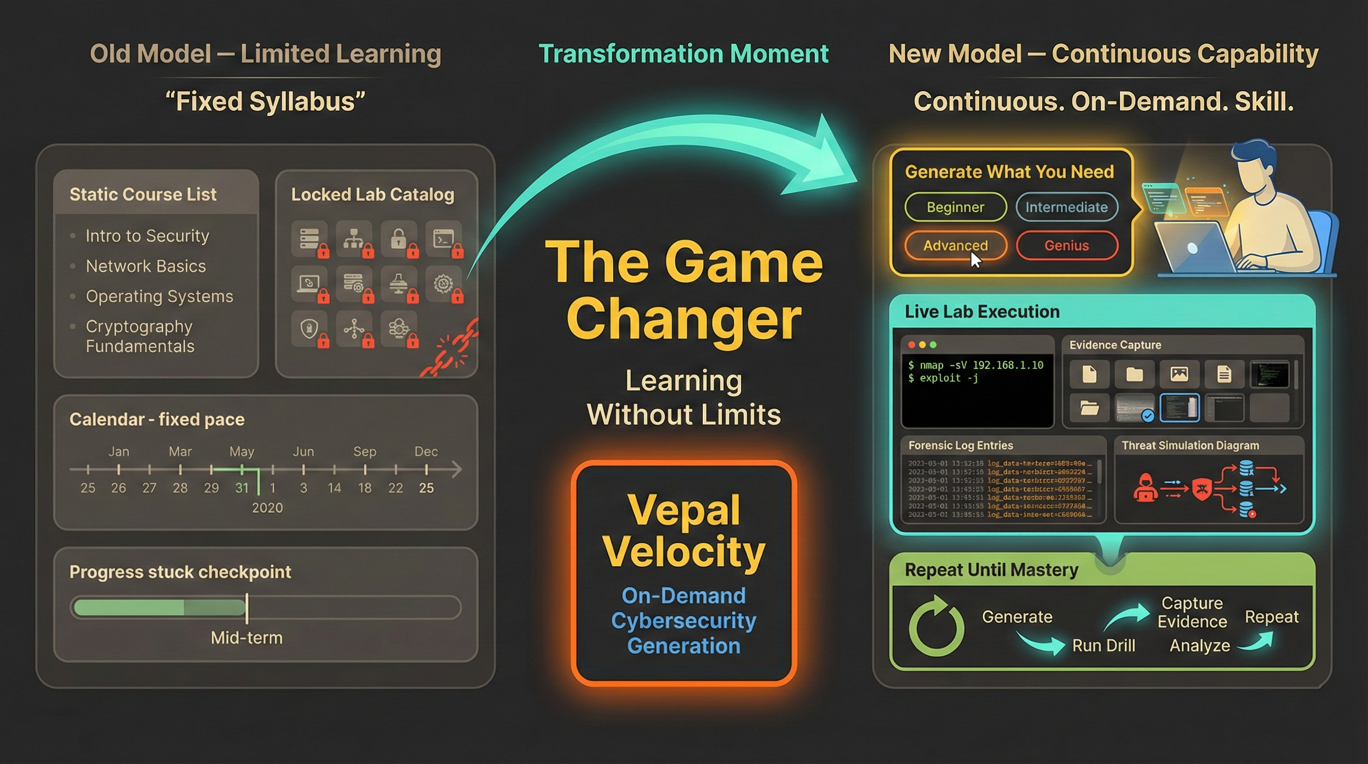 Illustration for Instant Course Generation on Any Cybersecurity Topic