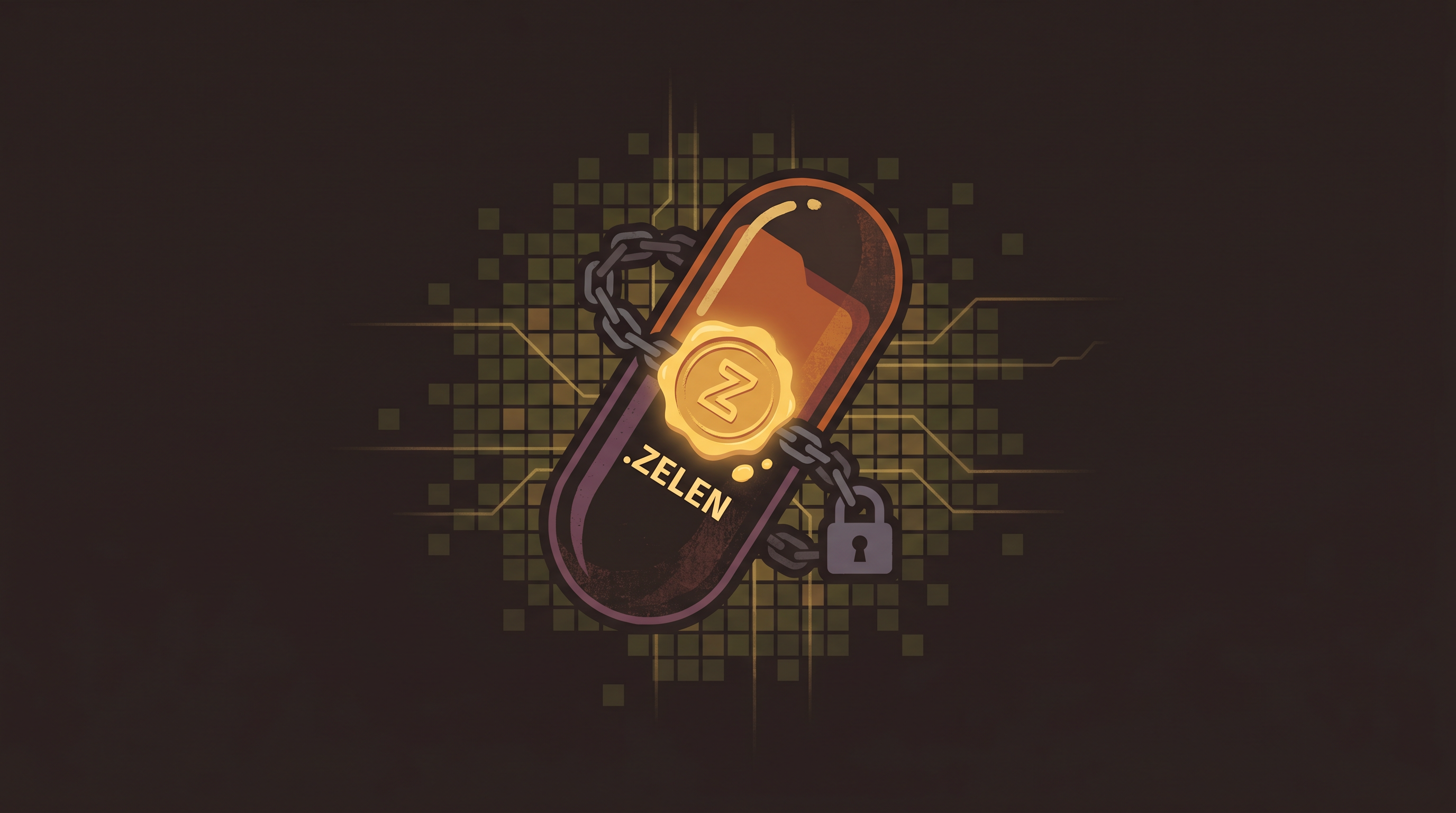 Zelen — quantum-safe capsule sealed with cryptographic chain